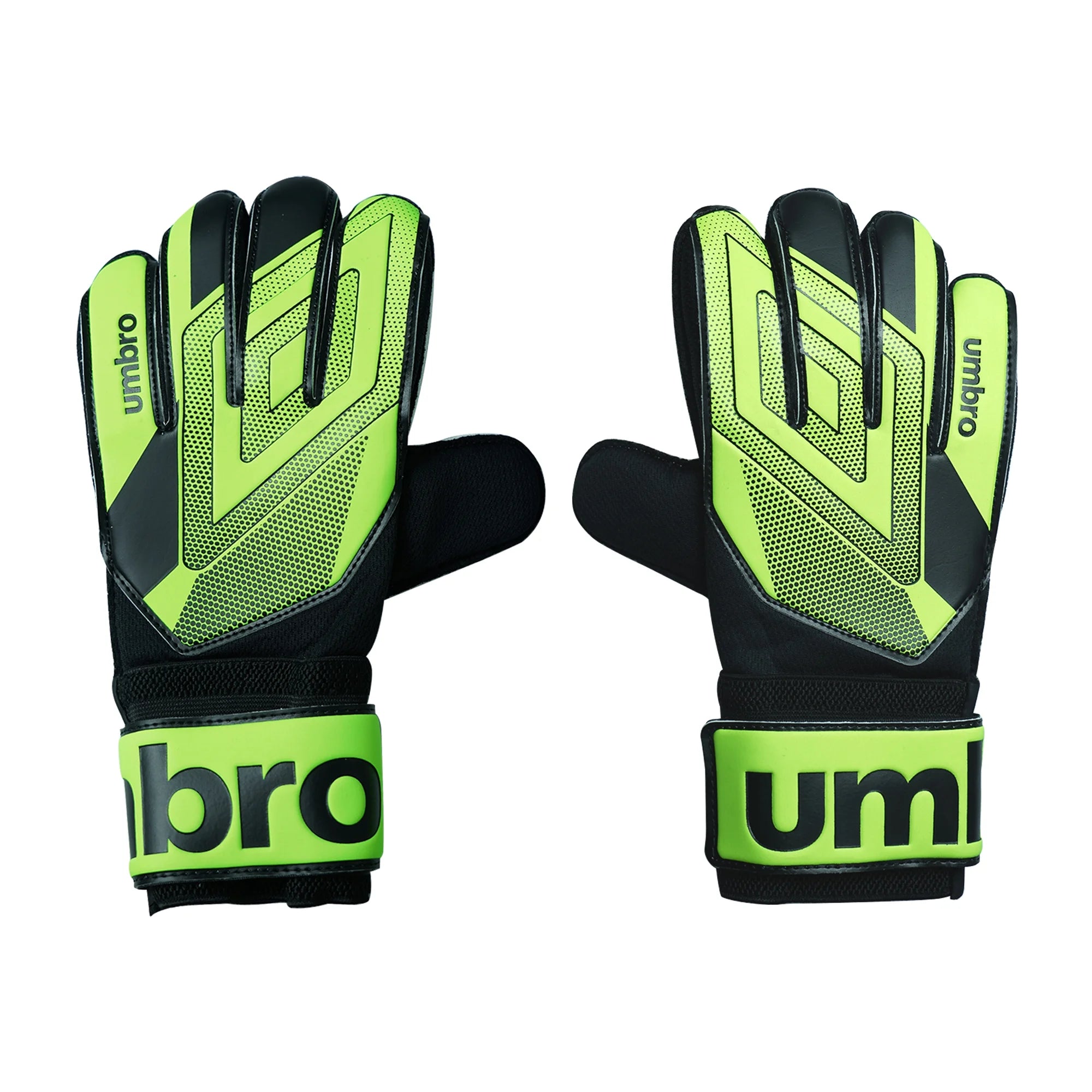 Junior Soccer Goalie Gloves, Green, 1 Pair, for Soccer Training, Medium Size, for Junior