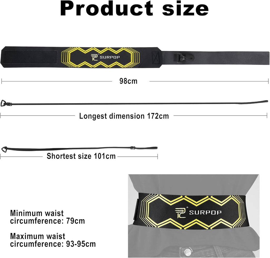 Soccer/Volleyball/Rugby Trainer, Football Kick Throw Solo Practice Training Aid Control Skills Adjustable Waist Belt for Kids Adults