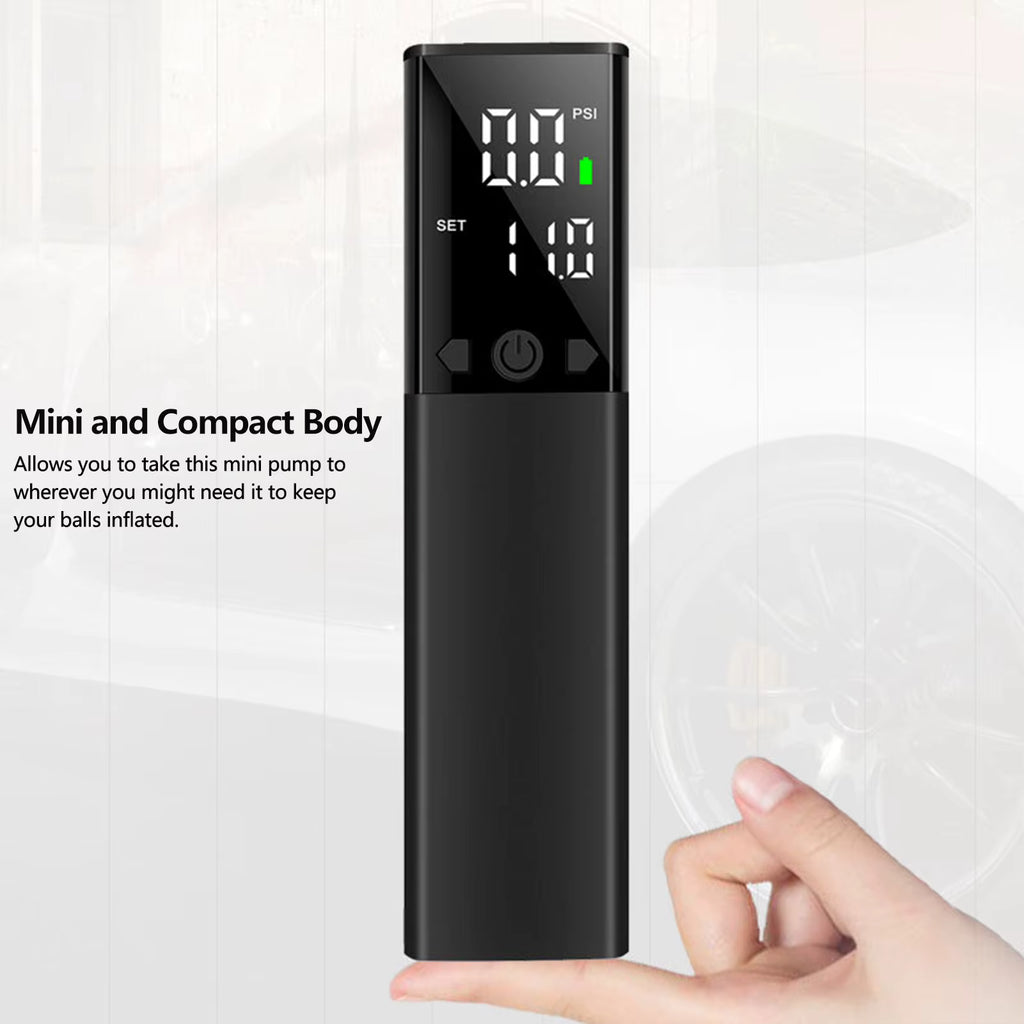 12PSI Rechargeable Portable Intelligent Electric Ball Pump for Football Basketball Air Pump Cordless Compressor Digital Air Pump