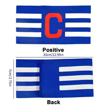 Adjustable Football Captain'S Armband for Adults and Youth - Comfortable and Durable Soccer Band for Team Captains